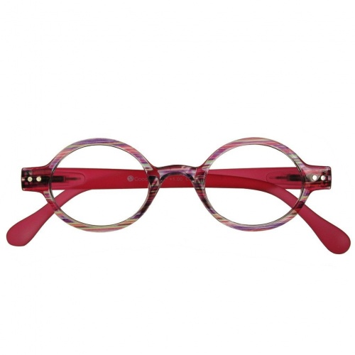 Reading Glasses - Womens - Louvre - Pink Stripe